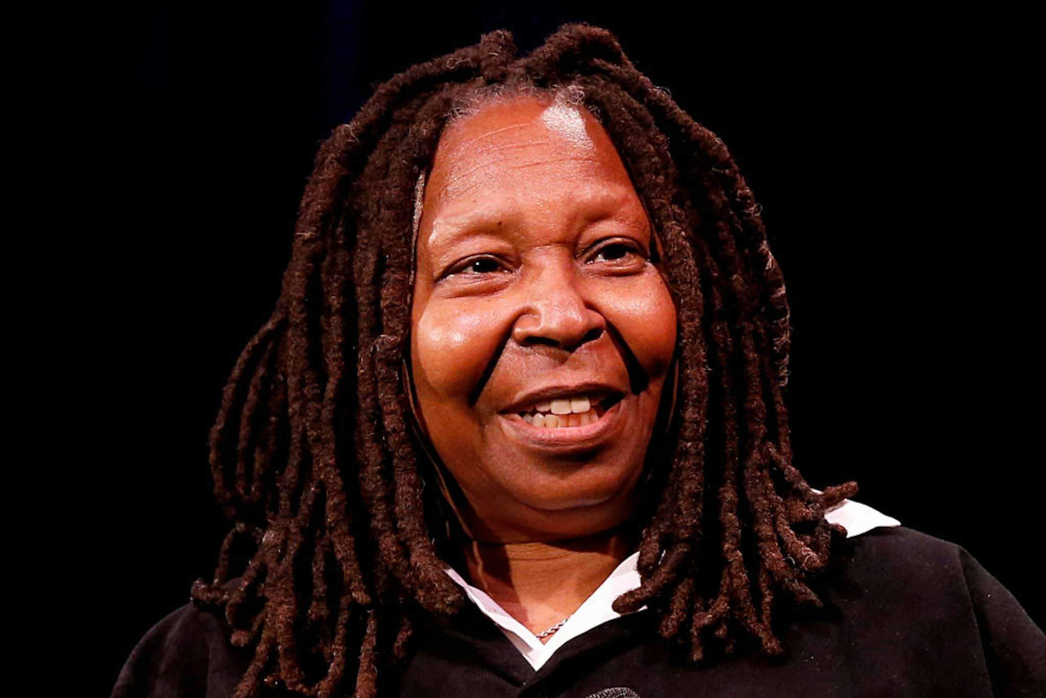 NEW YORK, NEW YORK - MARCH 24: Whoopi Goldberg attends a conversation and screening for MGM+'s "Godfather Of Harlem" at The 92nd Street Y, New York on March 24, 2023 in New York City. (Photo by Dominik Bindl/Getty Images)