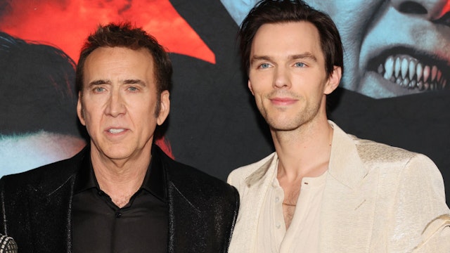 NEW YORK, NEW YORK - MARCH 28: Nicolas Cage and Nicholas Hoult attend the premiere of Universal Pictures' "Renfield" at Museum of Modern Art on March 28, 2023 in New York City. (Photo by Dia Dipasupil/Getty Images)