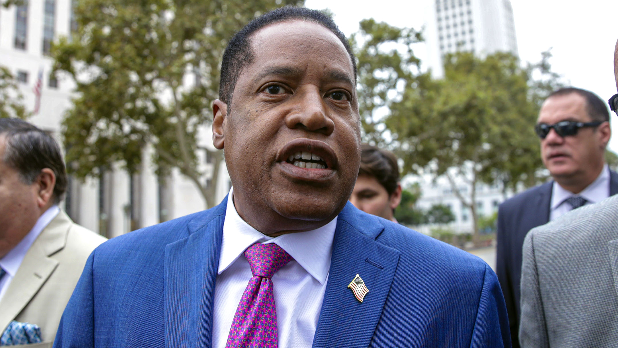 Announcement of the political command by Larry Elder