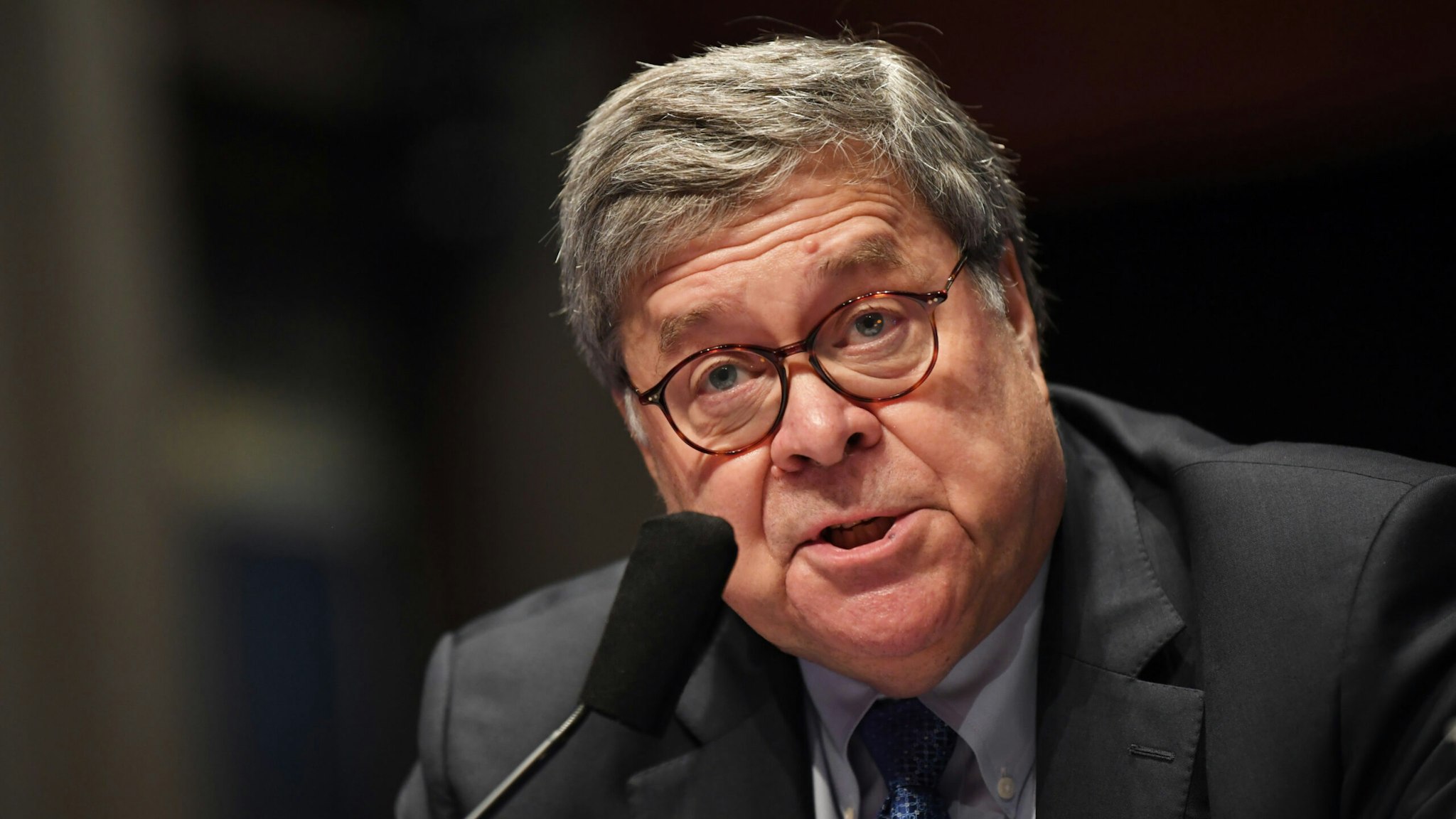Attorney General William Barr appears before the House Judiciary Committee on July 28, 2020 on Capitol Hill in Washington D.C.