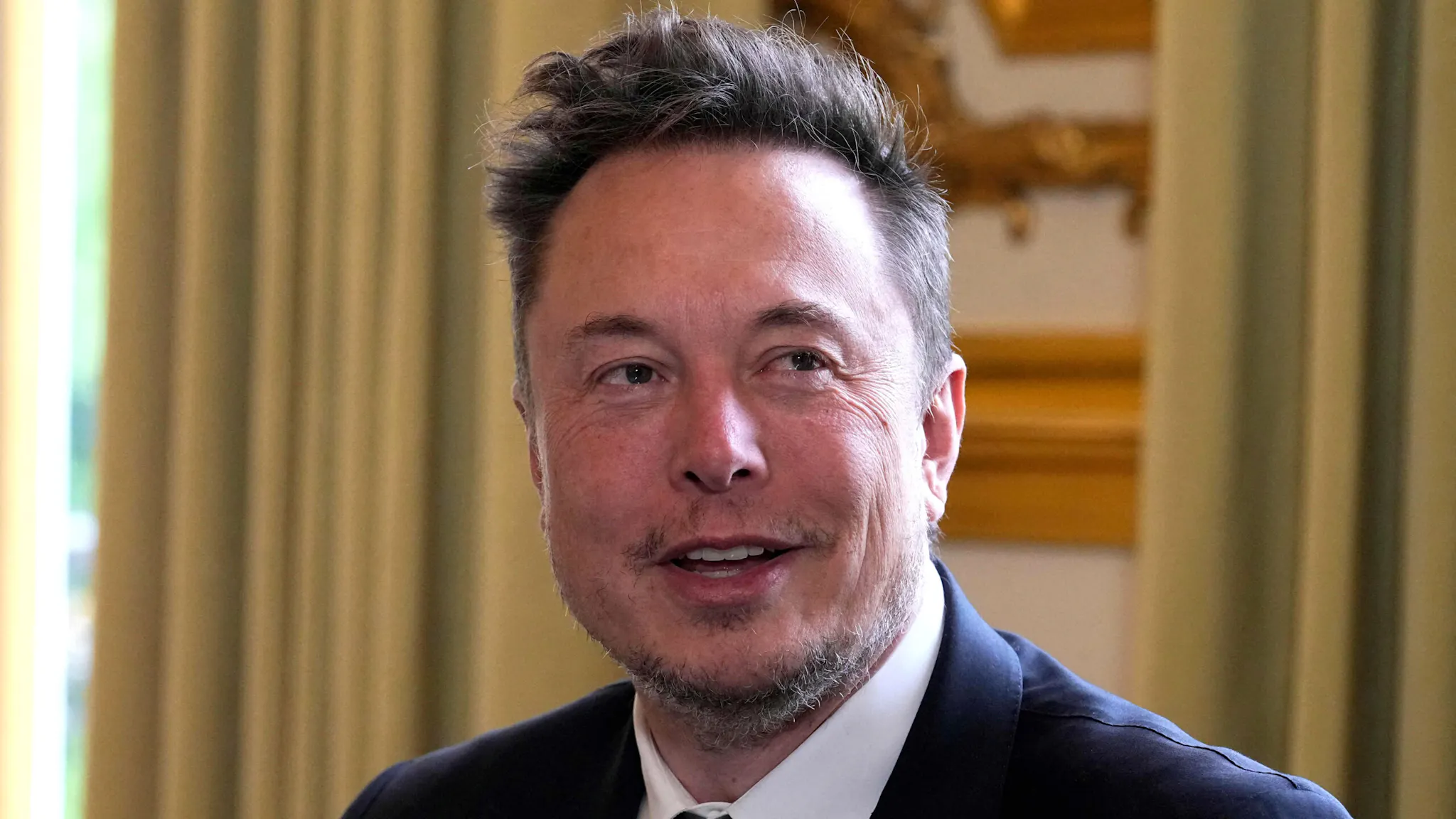 FRANCE-US-POLITICS-ECONOMY SpaceX, Twitter and electric car maker Tesla CEO Elon Musk meets with France's President at the Elysee presidential palace in Paris on May 15, 2023.