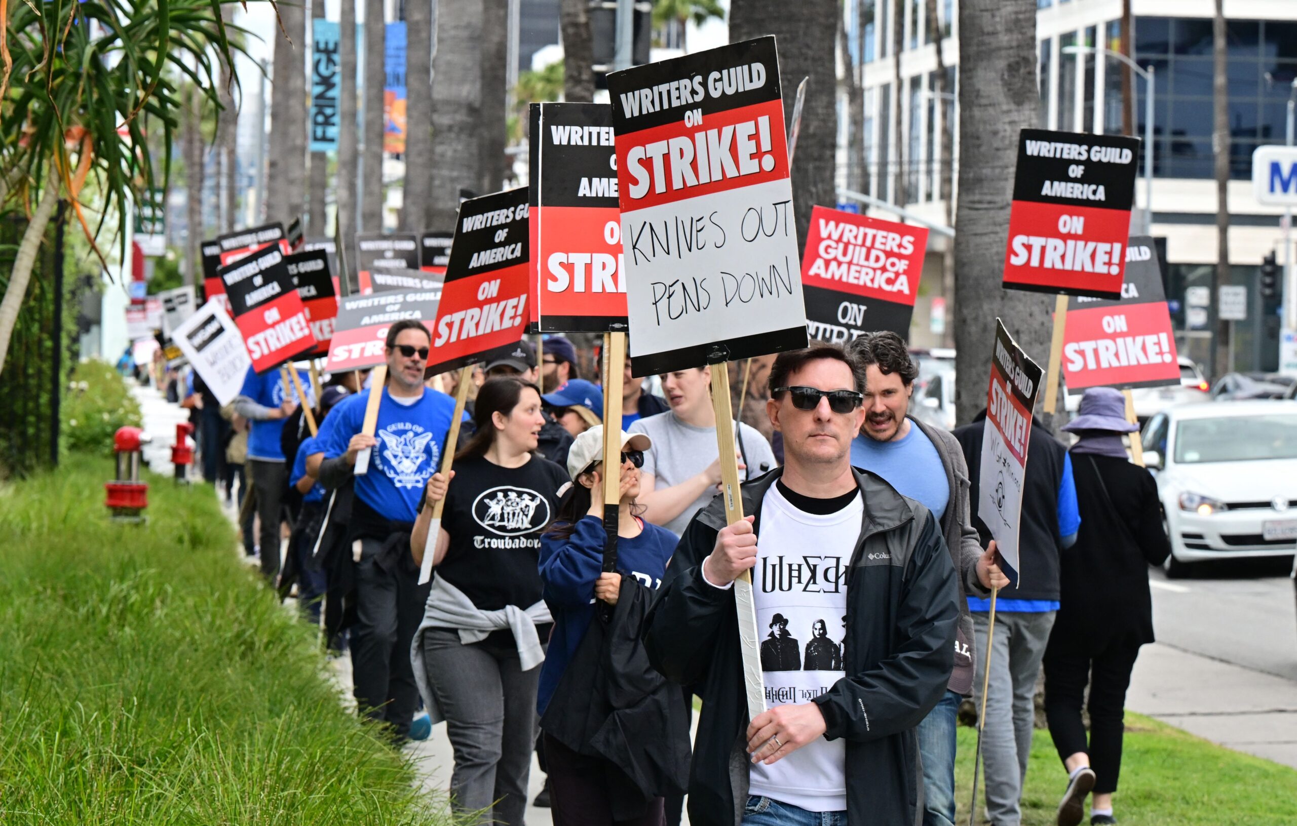 Hollywood writers’ strike delays new woke content.