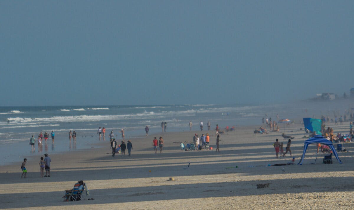 NextImg:Woman Allegedly Drives Drunk Onto Florida Beach Narrowly Missing Child, Car Ends Up In Water