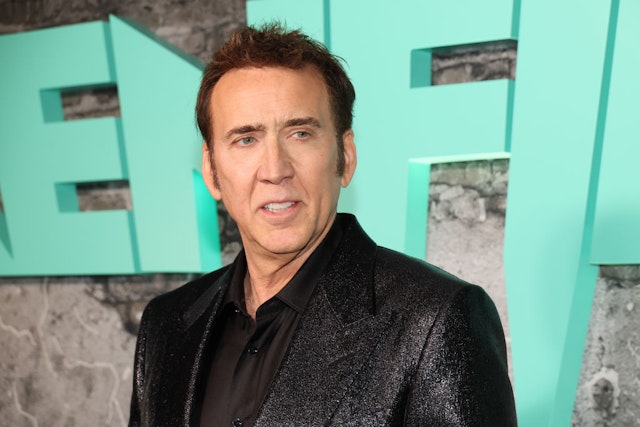 NEW YORK, NEW YORK - MARCH 28: Nicolas Cage attends the premiere of Universal Pictures' "Renfield" at Museum of Modern Art on March 28, 2023 in New York City. (Photo by Dia Dipasupil/Getty Images)
