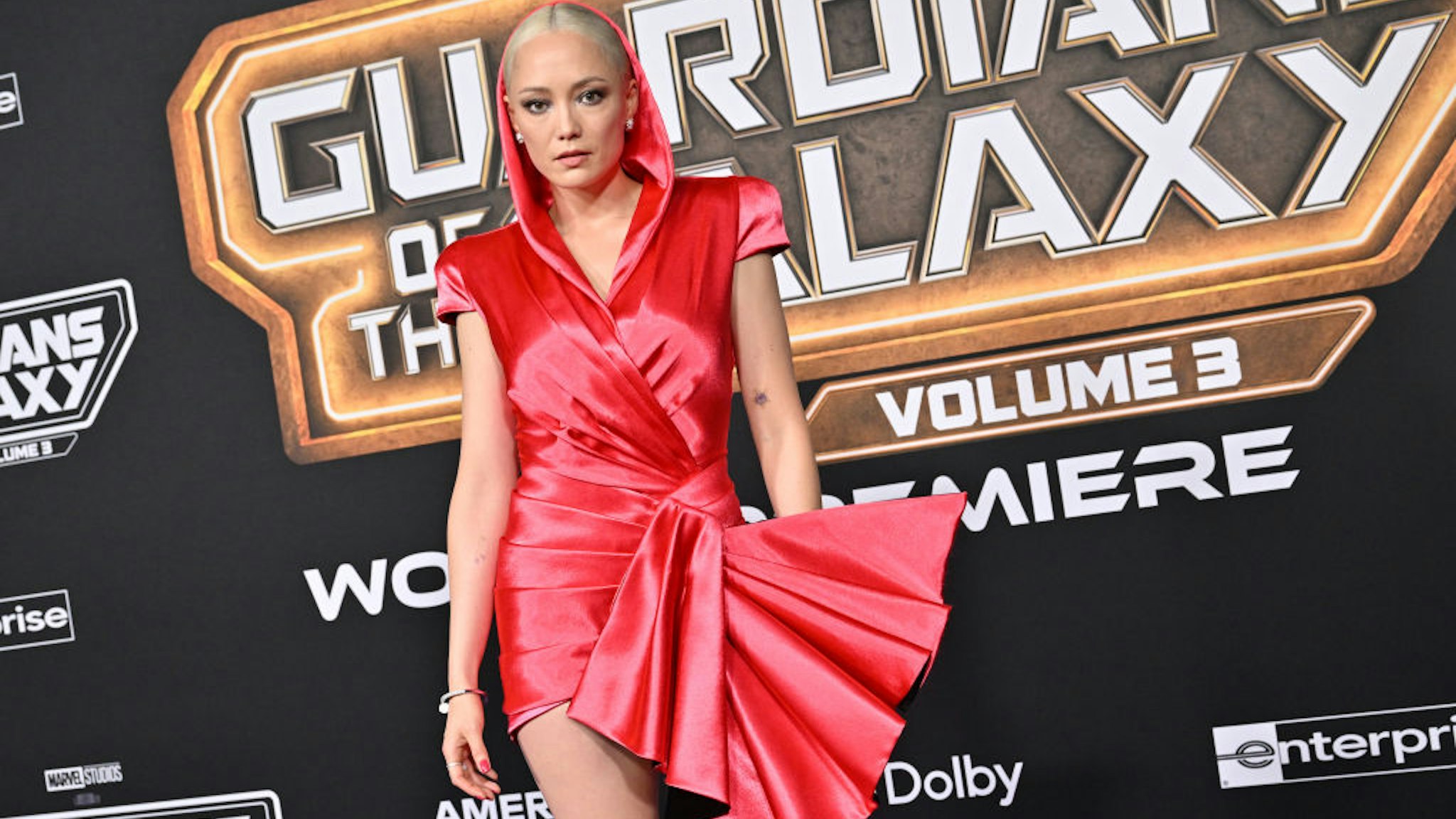 HOLLYWOOD, CALIFORNIA - APRIL 27: Pom Klementieff attends the World Premiere of Marvel Studios' "Guardians of the Galaxy Vol. 3" on April 27, 2023 in Hollywood, California. (Photo by Axelle/Bauer-Griffin/FilmMagic)