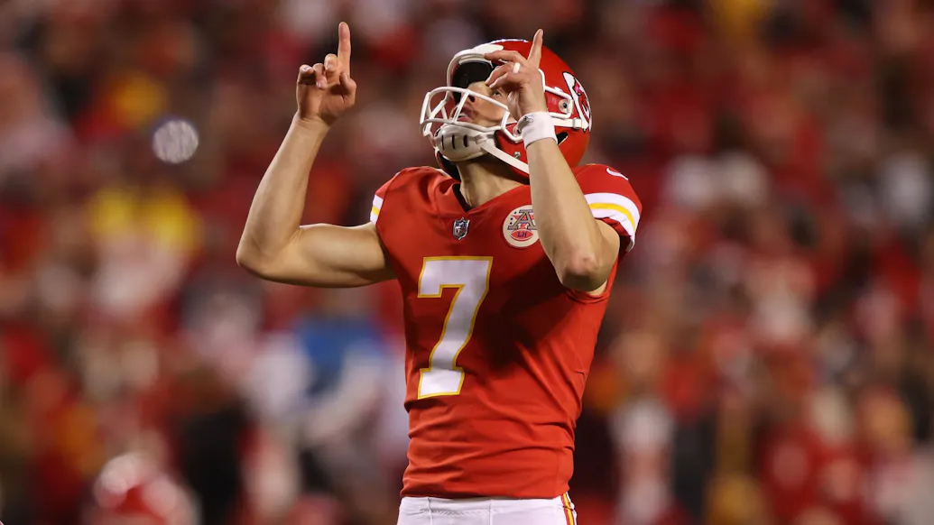 Chiefs Kicker Harrison Butker’s Jersey Sales Soar After Leftists Melt Down Over His Commencement Speech
