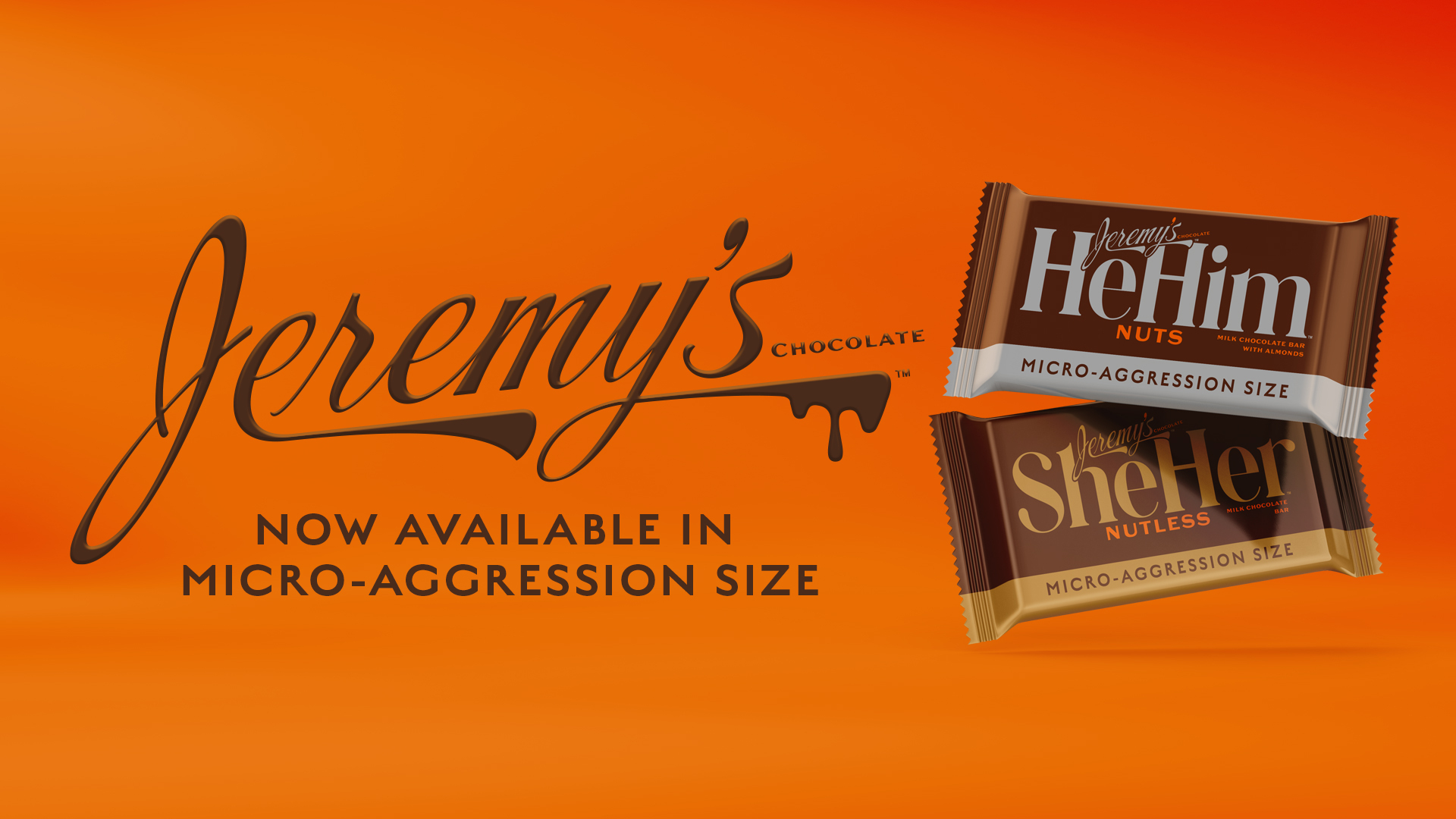 Daily Wire introduces Jeremy’s Chocolate in “micro-aggression” size.