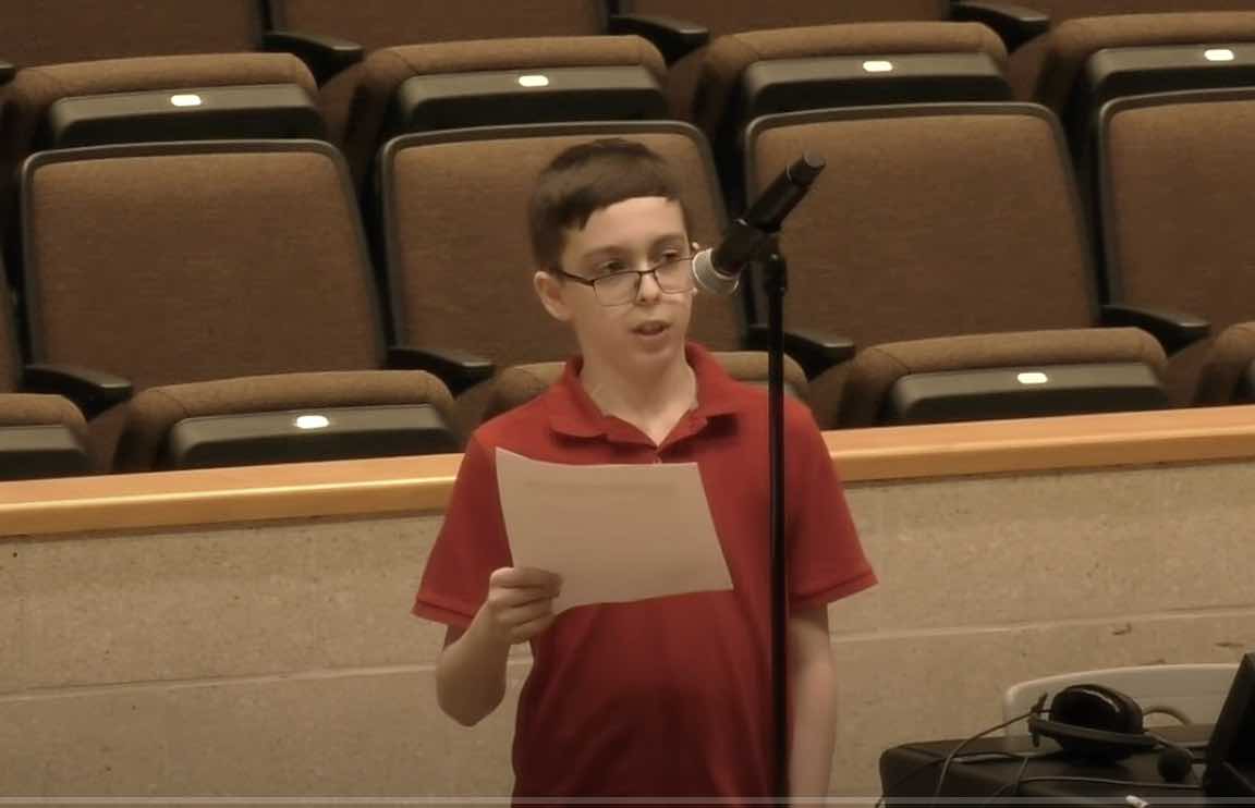 WATCH: Boy, 12, Tells School Board He Was Sent Home Over T-Shirt Saying ‘There Are Only 2 Genders’