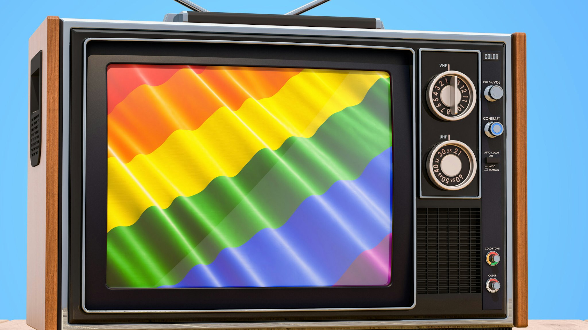 Pride flag TV