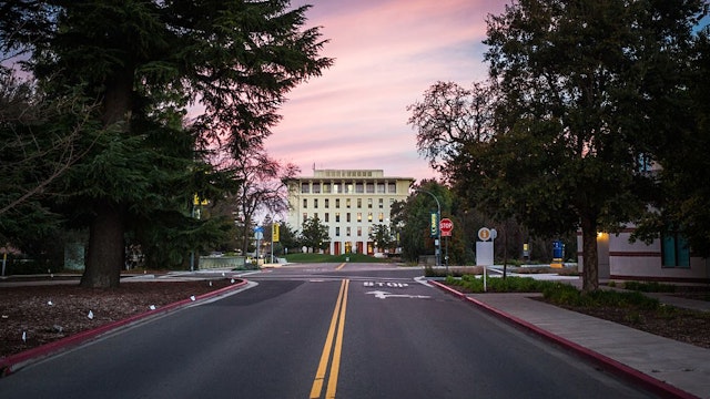 Mrak Hall, administrative center of UC Davis, Davis, California. Taken February 11, 2015. Joseph DeSantis/Contributor via Getty Images