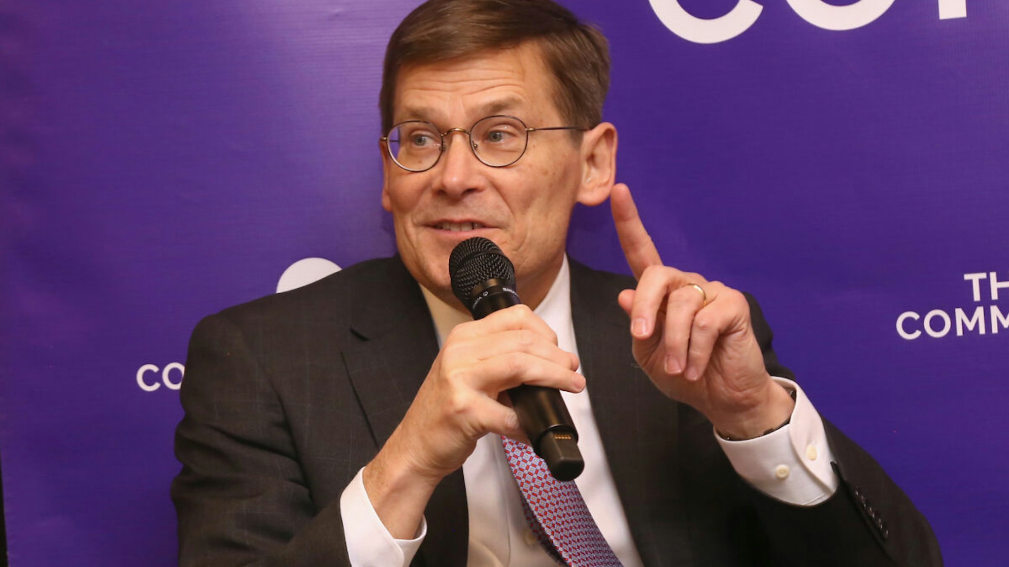 Michael Morell attends The Common Good is pleased to present an important off-the-record conversation with Michael Morell, former Acting Director & Deputy of the CIA, with Jeh Johnson, former Secretary of Homeland Security on March 1, 2018 in New York City.