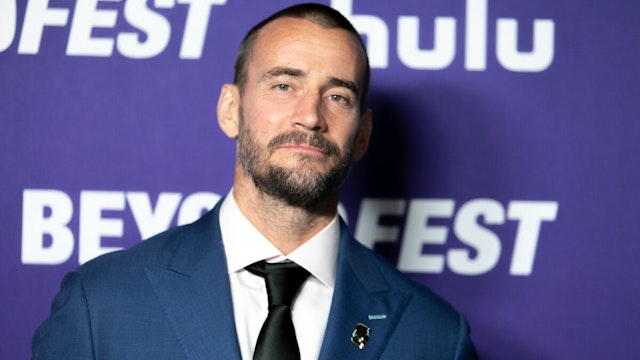 HOLLYWOOD, CALIFORNIA - OCTOBER 01: Phil "CM Punk" Brooks attends the Beyond Fest Premiere Of "Girl On The Third Floor"at the Egyptian Theatre on October 01, 2019 in Hollywood, California.