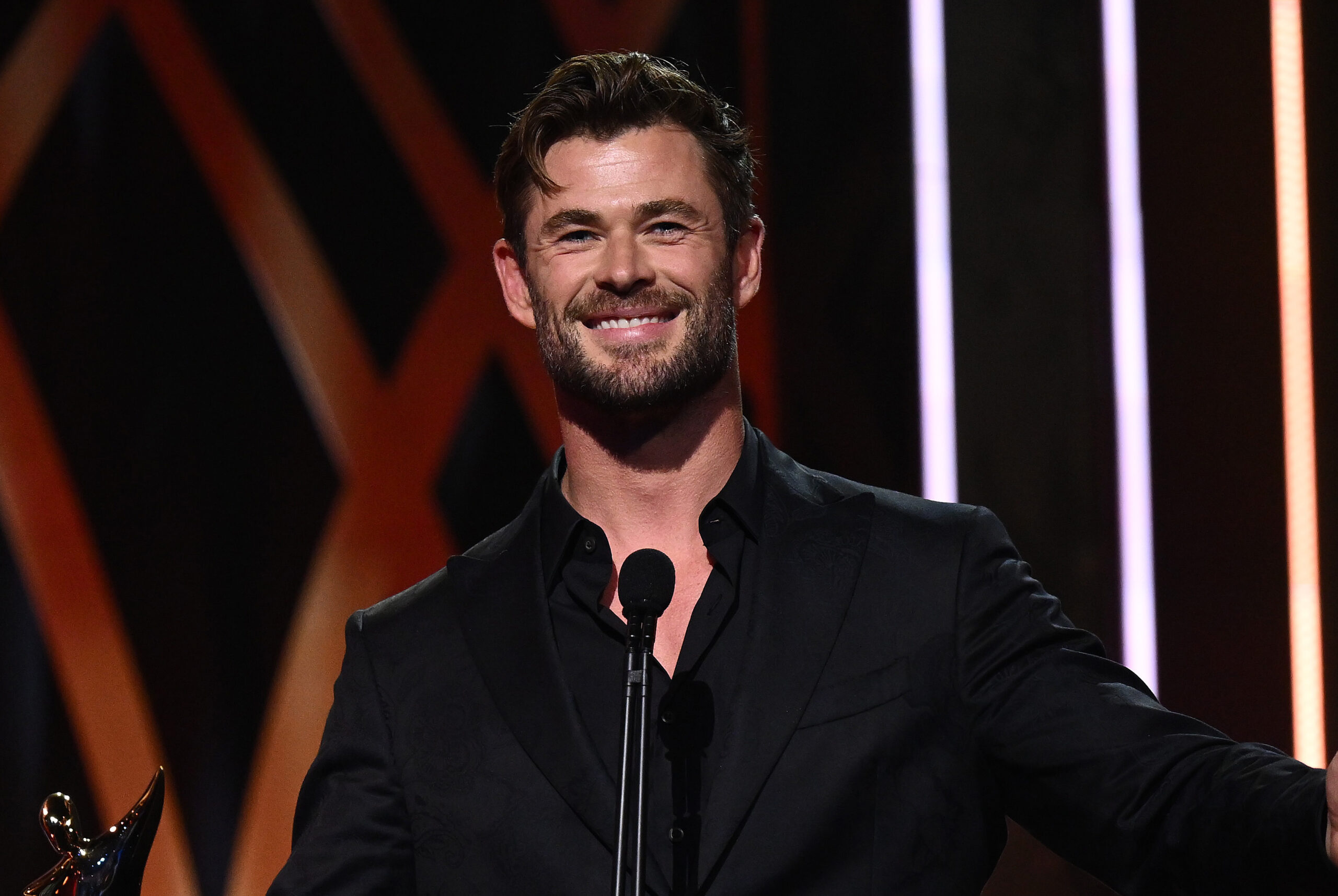 Chris Hemsworth clarifies break from Hollywood comments.