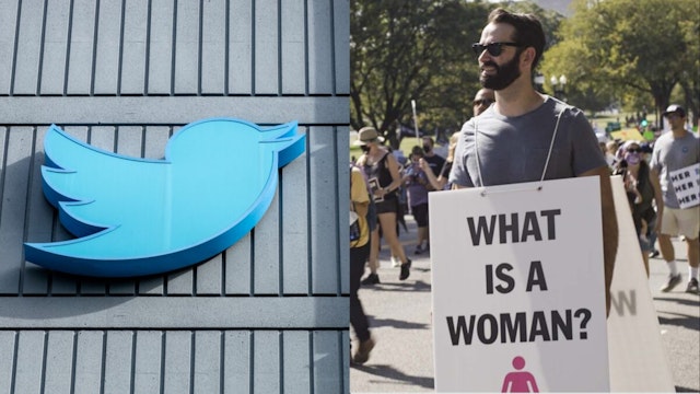 The Twitter logo is seen on a sign on the exterior of Twitter headquarters in San Francisco, California, on October 28, 2022./Matt Walsh