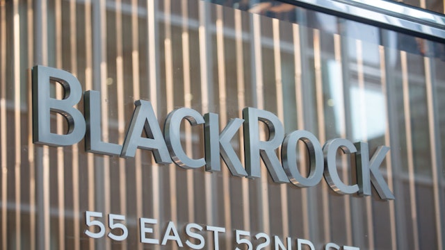 BlackRock headquarters in New York, US, on Friday, Jan. 13, 2023. BlackRock Inc. clients continued to pour money into the firms long-term investment funds in the fourth quarter, seeking to capitalize on the preceding rout in stock and bond markets. Photographer: Michael Nagle/Bloomberg via Getty Images
