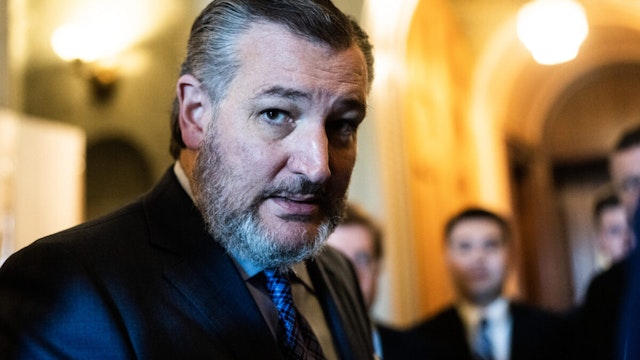 Sen. Ted Cruz, R-Texas, is seen in the U.S. Capitol on Thursday, April 20, 2023.