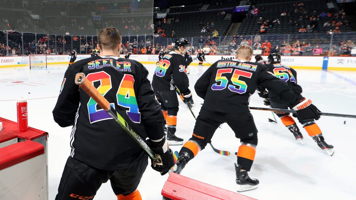 The National Hockey League will no longer use themed sweaters for pre-game  warmups, effective immediately. #NHLDiscussion