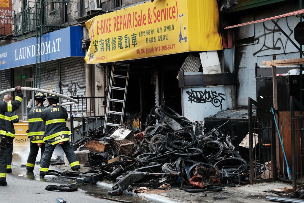 4 killed in New York City E-Bike Repair Shop fire.