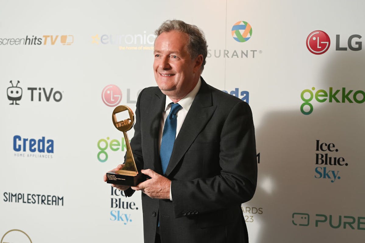 NextImg:Piers Morgan Trolls Meghan Markle In Awards Speech: ‘Without Her Contribution To My Career …’