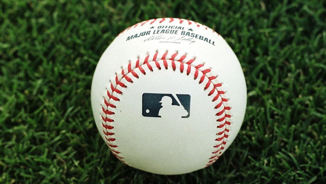 ANAHEIM - APRIL 24: A close-up picture shows one of the new Major League Baseball official game balls lying on the grass during the Detroits Tigers game against the Anaheim Angels on April 24, 2000 at Edison Field in Anaheim, California.