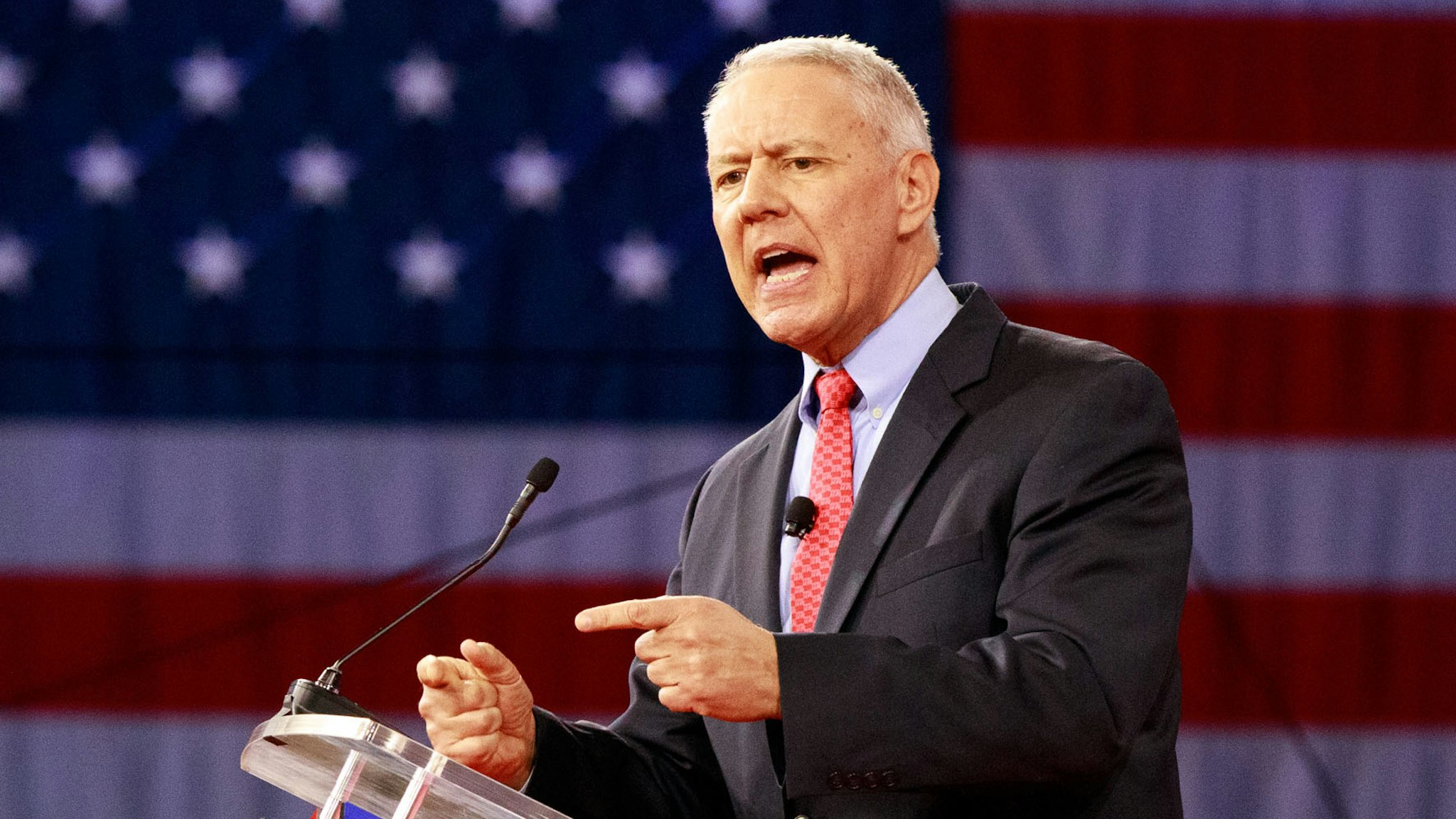 Representative Ken Buck, a Republican from Colorado, speaks during the Conservative Political Action Conference (CPAC) in Orlando, Florida, U.S., on Friday, Feb. 25, 2022. Launched in 1974, the Conservative Political Action Conference is the largest gathering of conservatives in the world.