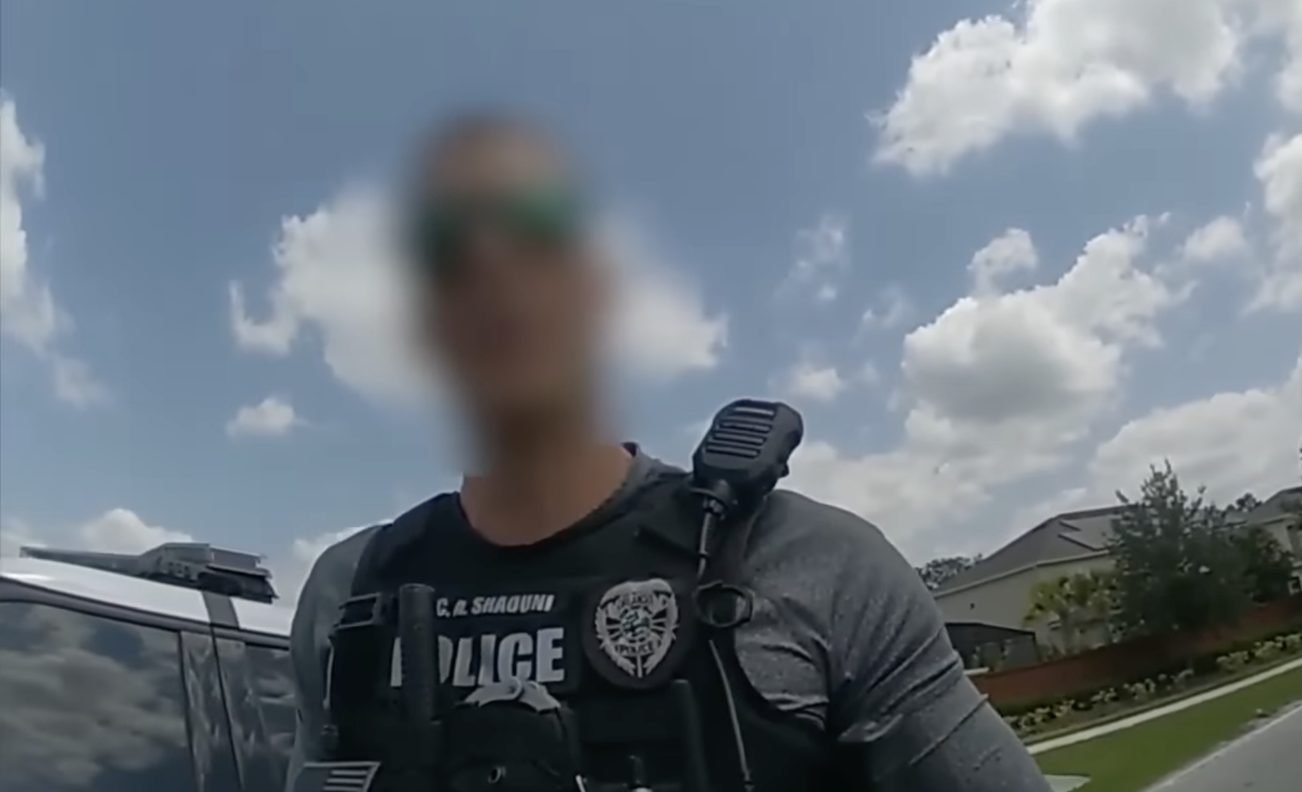 Police officer fired for fleeing sheriff after being stopped for speeding.