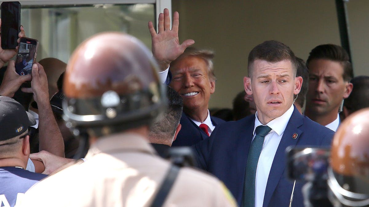 Tuesday Afternoon Update: Trump Arraigned, White House Bans Topless Transgender Activist 