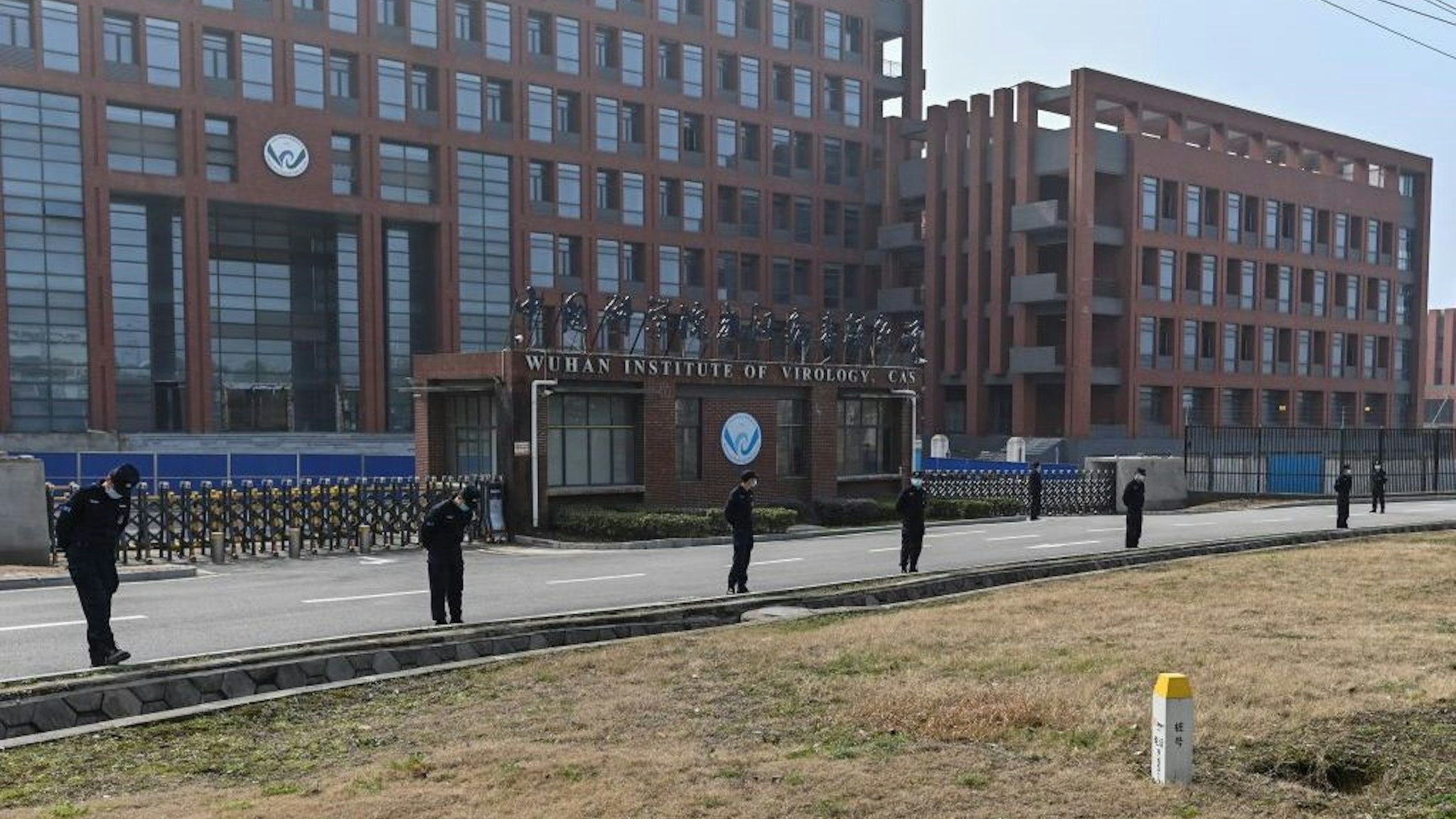 This general view shows the Wuhan Institute of Virology in Wuhan, in China's central Hubei province on February 3, 2021, as members of the World Health Organization (WHO) team investigating the origins of the COVID-19 coronavirus, visit. (Photo by Hector RETAMAL / AFP) (Photo by HECTOR RETAMAL/AFP via Getty Images)