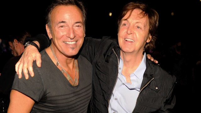 Bruce Springsteen and Paul McCartney