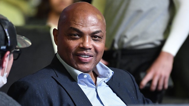 LAS VEGAS, NEVADA - NOVEMBER 20: Charles Barkley is seen in attendance during the UFC Fight Night event at UFC APEX on November 20, 2021 in Las Vegas, Nevada.