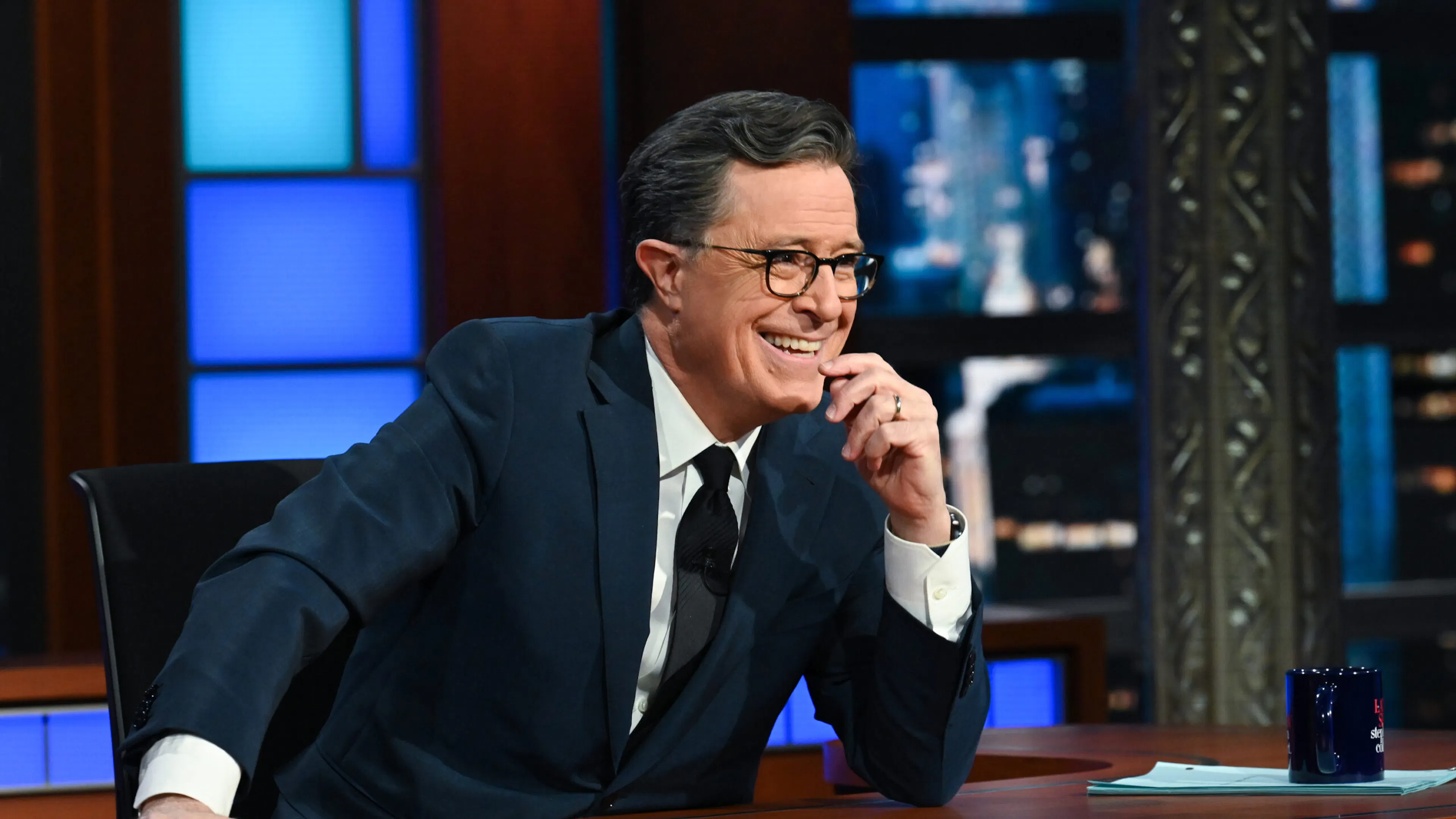 Stephen Colbert Exits Stage Left