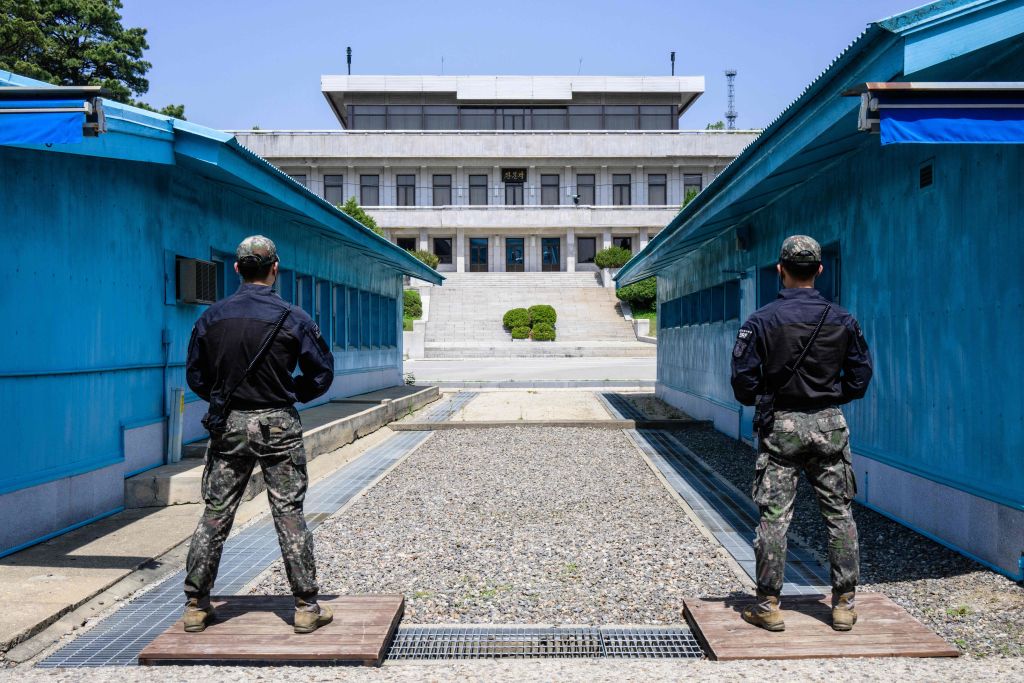 American In North Korean Custody After Crossing DMZ During Tour The   GettyImages 1253765922 