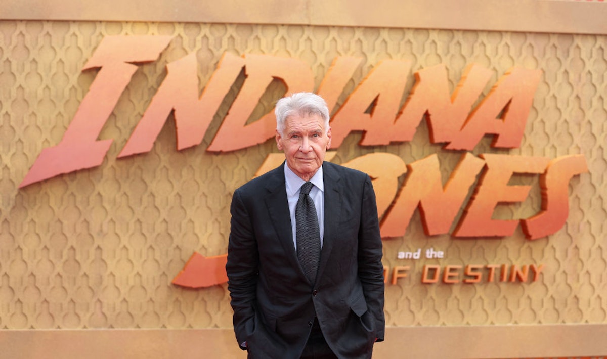 Harrison Ford's Stunt Double Sets Himself on Fire at Strike Rally