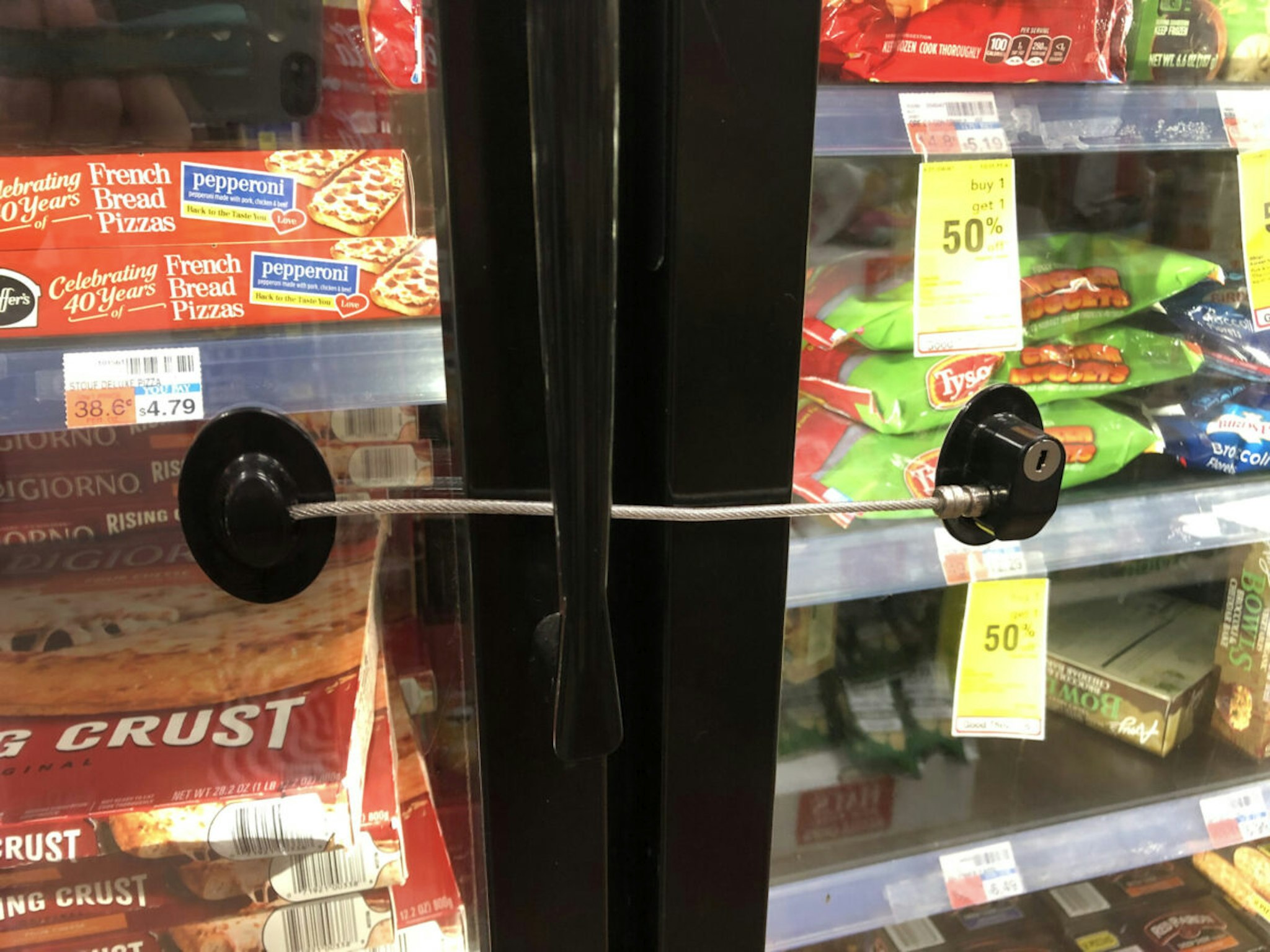 CVS Locked Freezer Door