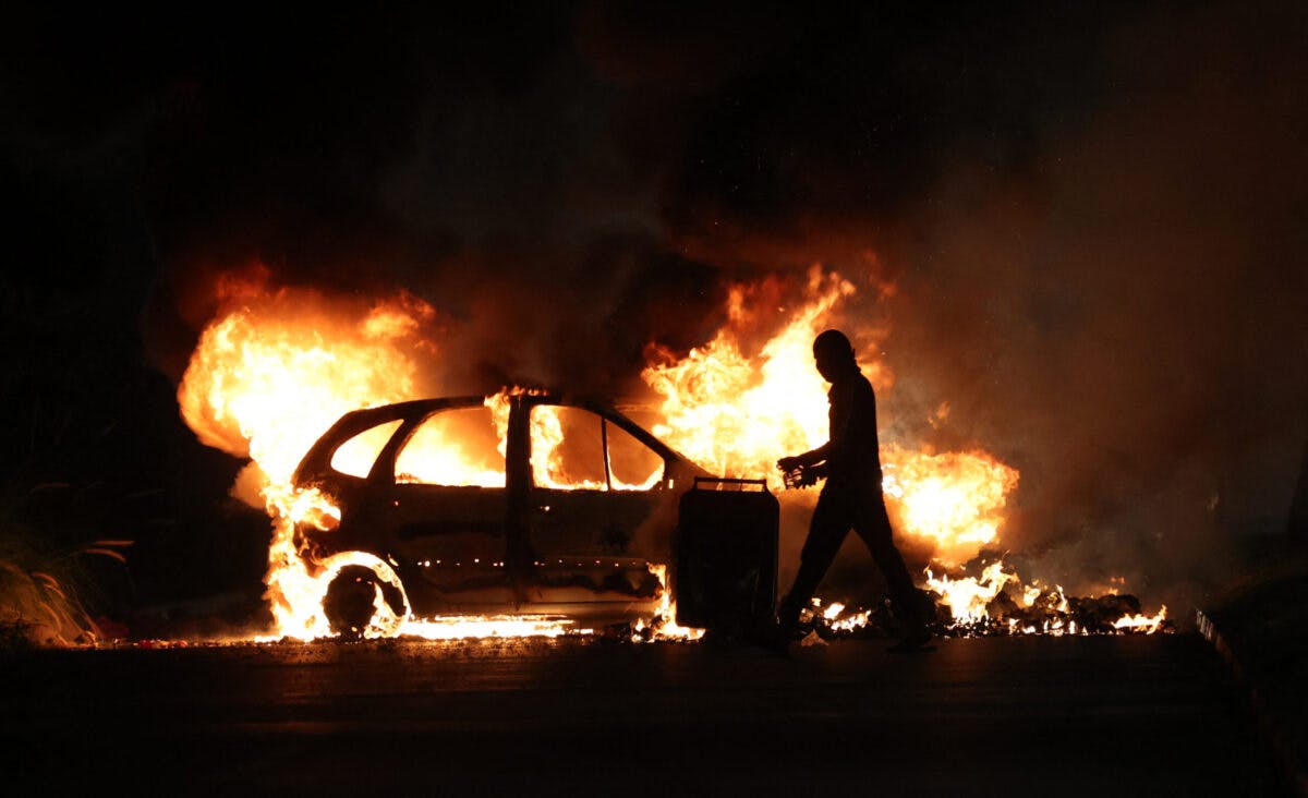 NextImg:French Mayor’s Home Attacked By Rioters With Flaming Car While Wife And Children Slept Inside