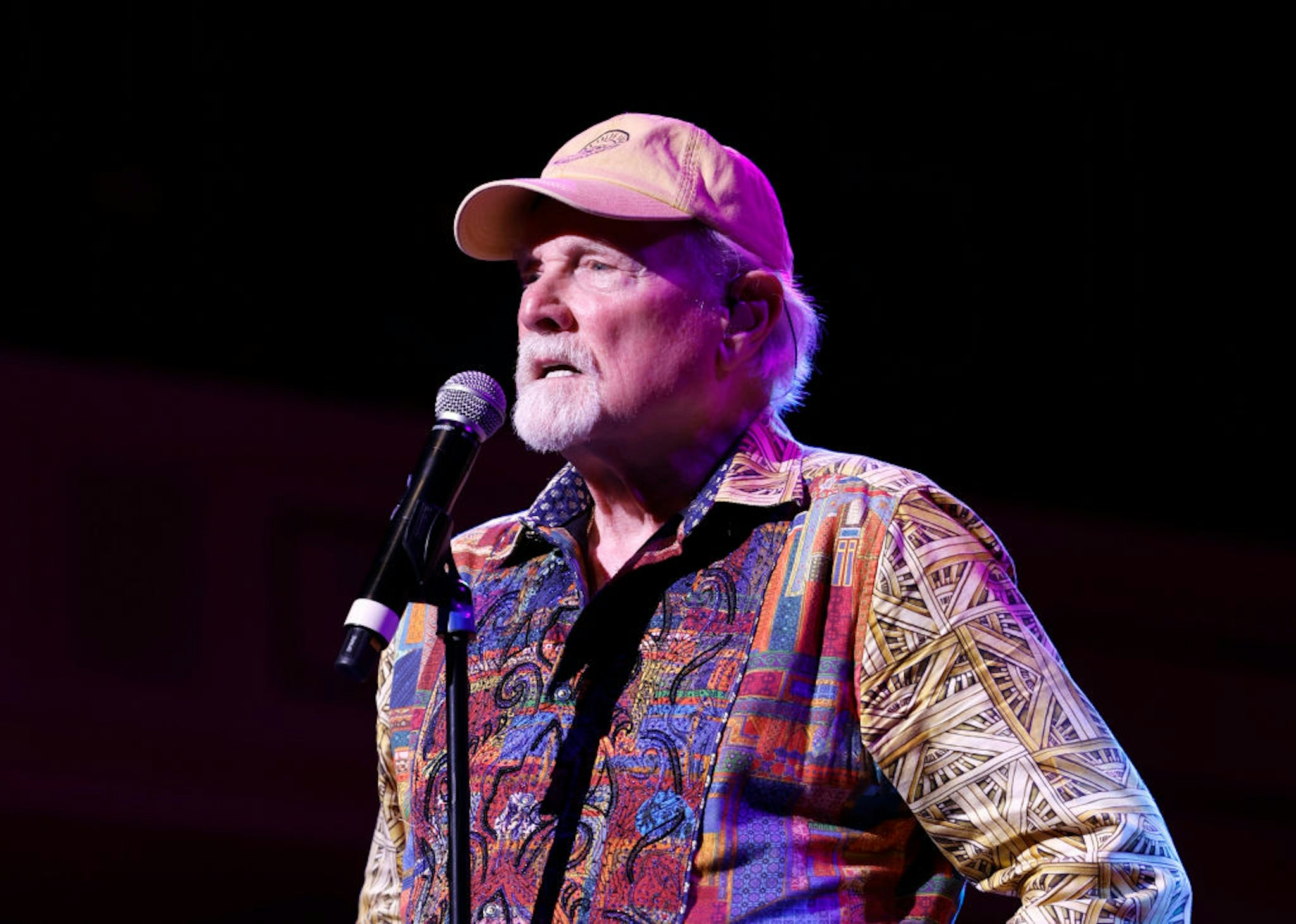 NASHVILLE, TENNESSEE - MAY 25: Mike Love of The Beach Boys performs at Schermerhorn Symphony Center on May 25, 2023 in Nashville, Tennessee. (Photo by Jason Kempin/Getty Images)