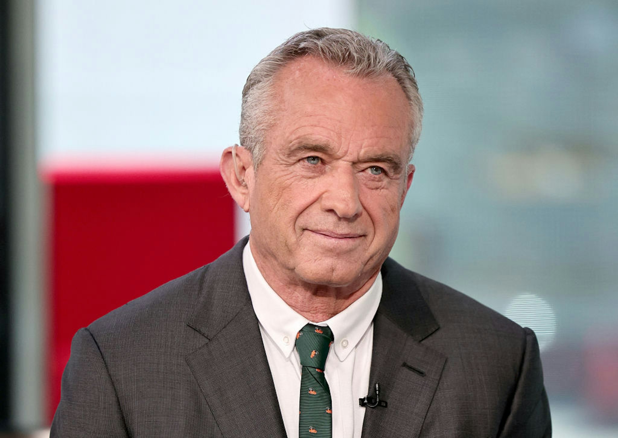 NEW YORK, NEW YORK - JUNE 02: Robert F. Kennedy Jr. visits "The Faulkner Focus"at Fox News Channel Studios on June 02, 2023 in New York City. (Photo by Jamie McCarthy/Getty Images)