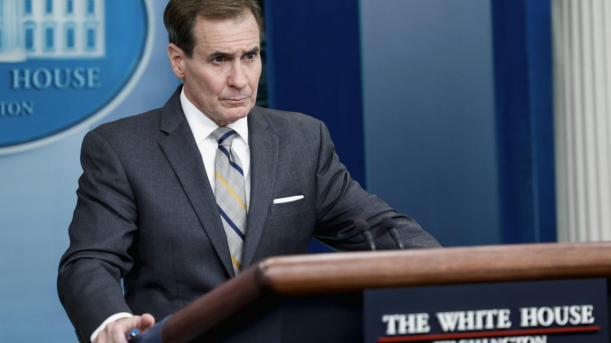 White House Press Secretary Karine Jean-Pierre Holds Daily Briefing with John Kirby John Kirby