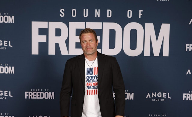 Tim Ballard attends the premiere of "Sound of Freedom" on June 28, 2023 in Vineyard, Utah.