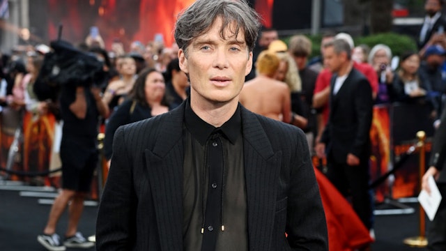 LONDON, ENGLAND - JULY 13: Cillian Murphy attends UK Premiere of "Oppenheimer" at the Odeon Luxe Leicester Square on July 13, 2023 in London, England. (Photo by Alan Chapman/Dave Benett/WireImage)
