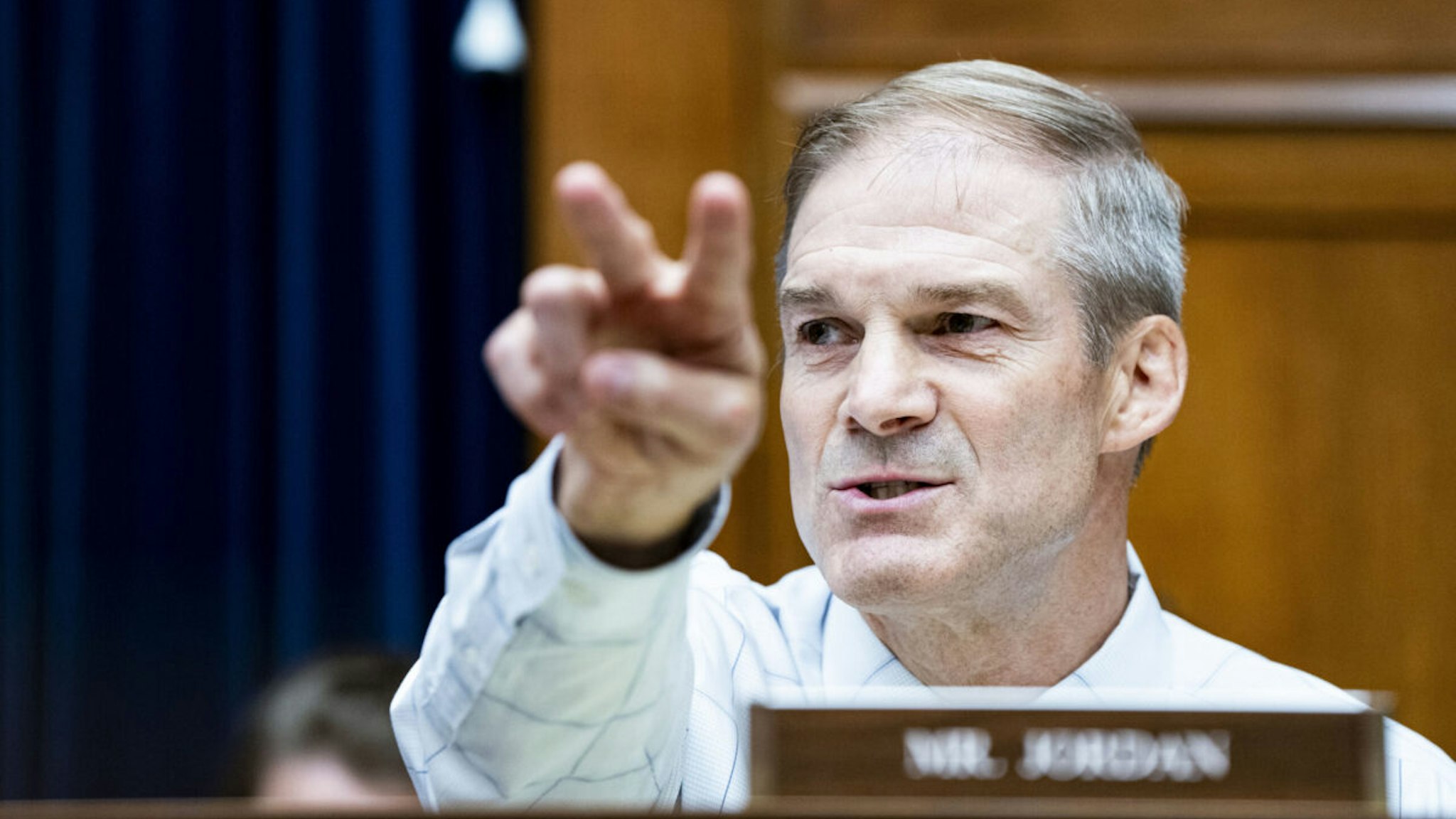 Representative Jim Jordan, a Republican from Ohio, during a hearing in Washington, DC, US, on Wednesday, July 19, 2023.