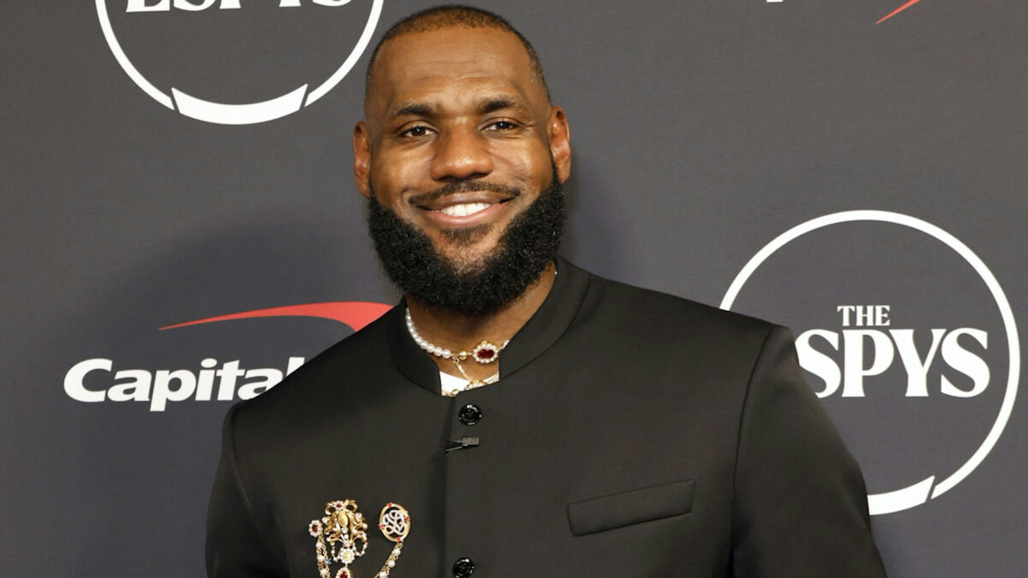 HOLLYWOOD, CALIFORNIA - JULY 12: LeBron James, winner of Best Record-Breaking Performance, attends The 2023 ESPY Awards at Dolby Theatre on July 12, 2023 in Hollywood, California.