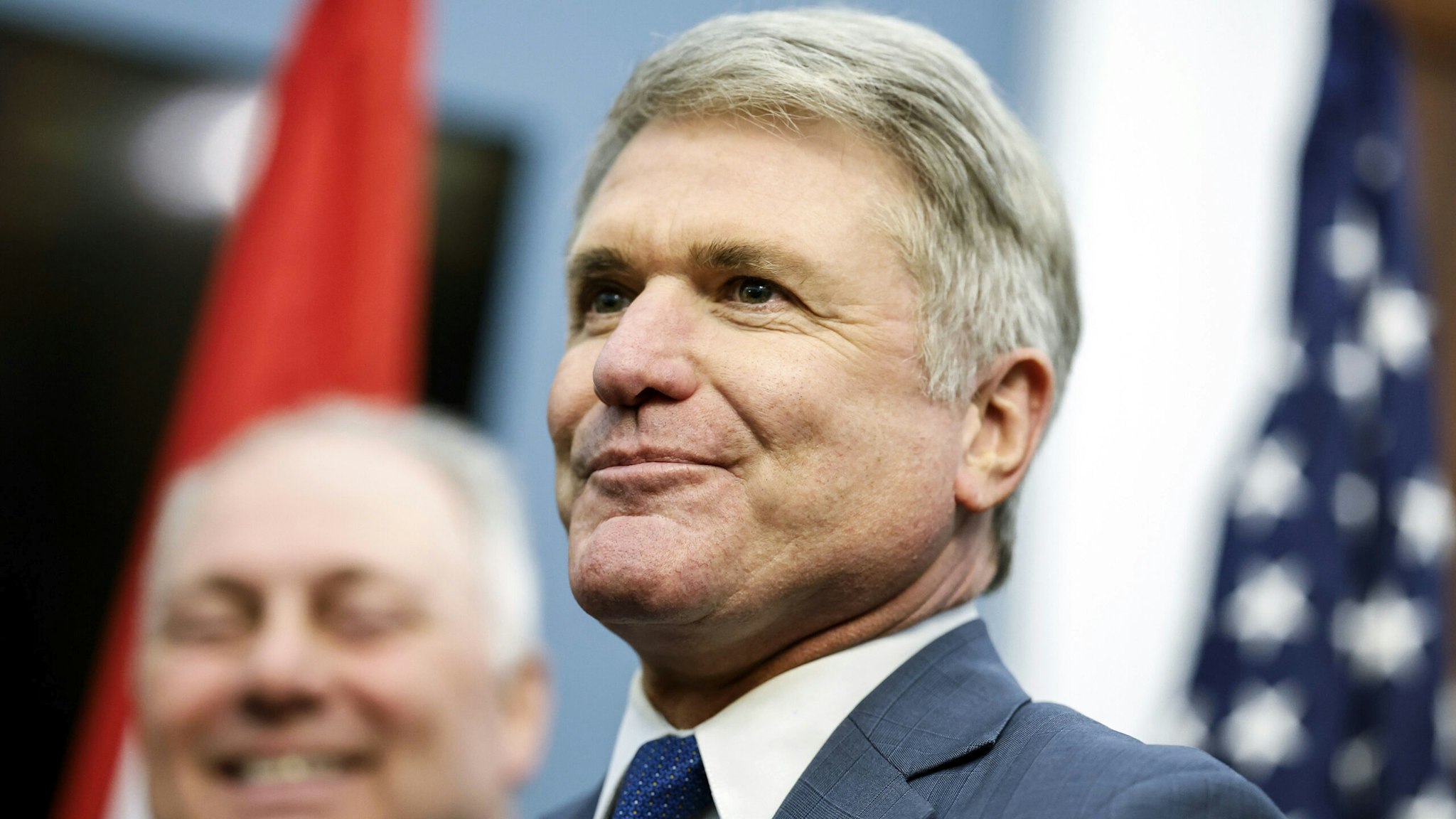 WASHINGTON, DC - JUNE 05: House Foreign Affairs Committee Chairman Rep. Michael McCaul (R-TX) speaks at an event to relaunch of the Congressional Friends of Denmark Caucus at the U.S. Capitol Building on June 05, 2023 in Washington, DC. Prime Minister Mette Frederiksen of Denmark attended the event with congressional lawmakers after visiting with U.S. President Joe Biden at the White House.