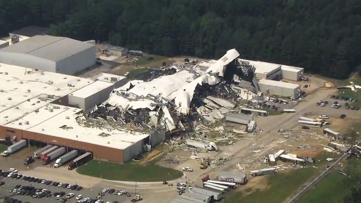 Pfizer Manufacturing Plant Leveled By Tornado; 50,000 Pallets Of Medicine Damaged: Report