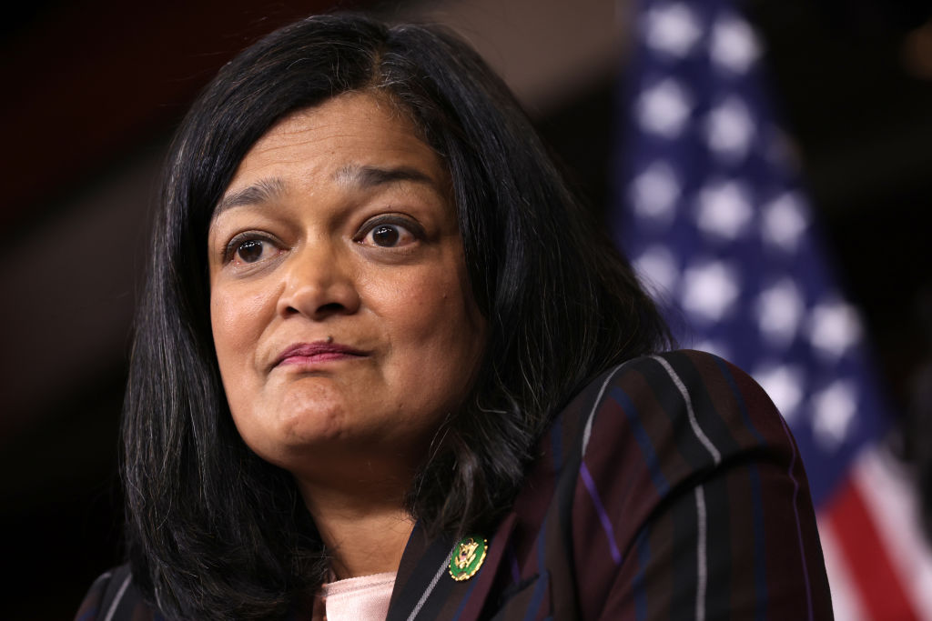 Jayapal attempts to retract ‘Israel is a racist state’ statement.