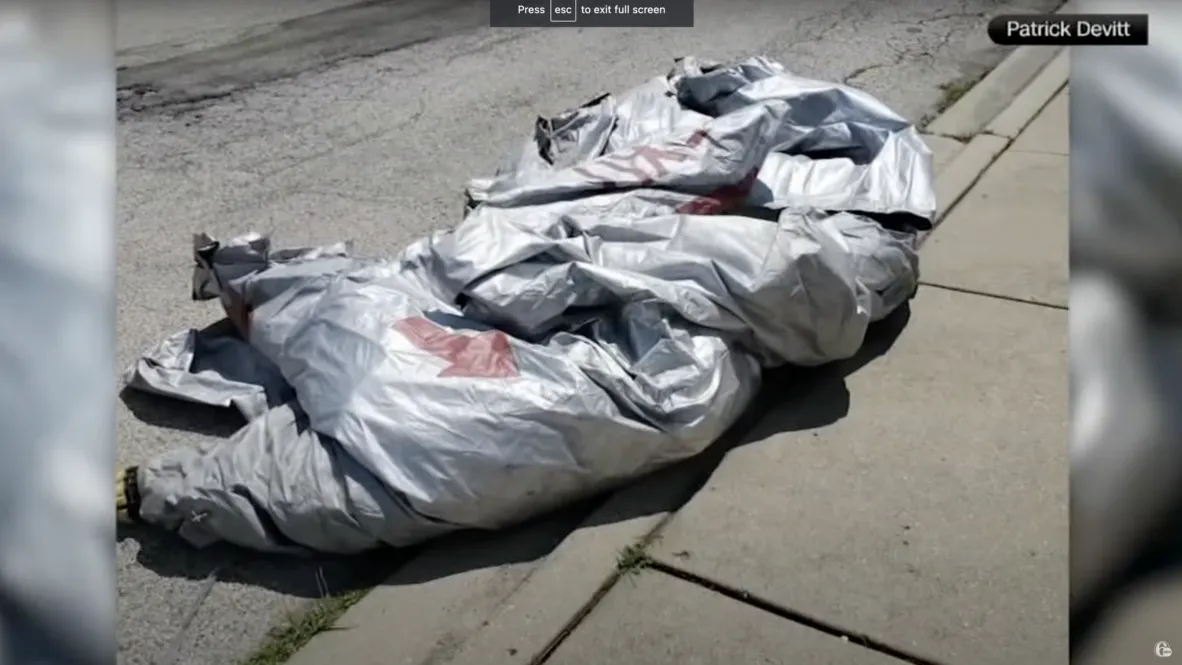 Plane’s Emergency Slide Falls From Sky During Flight, Damages Chicago Home