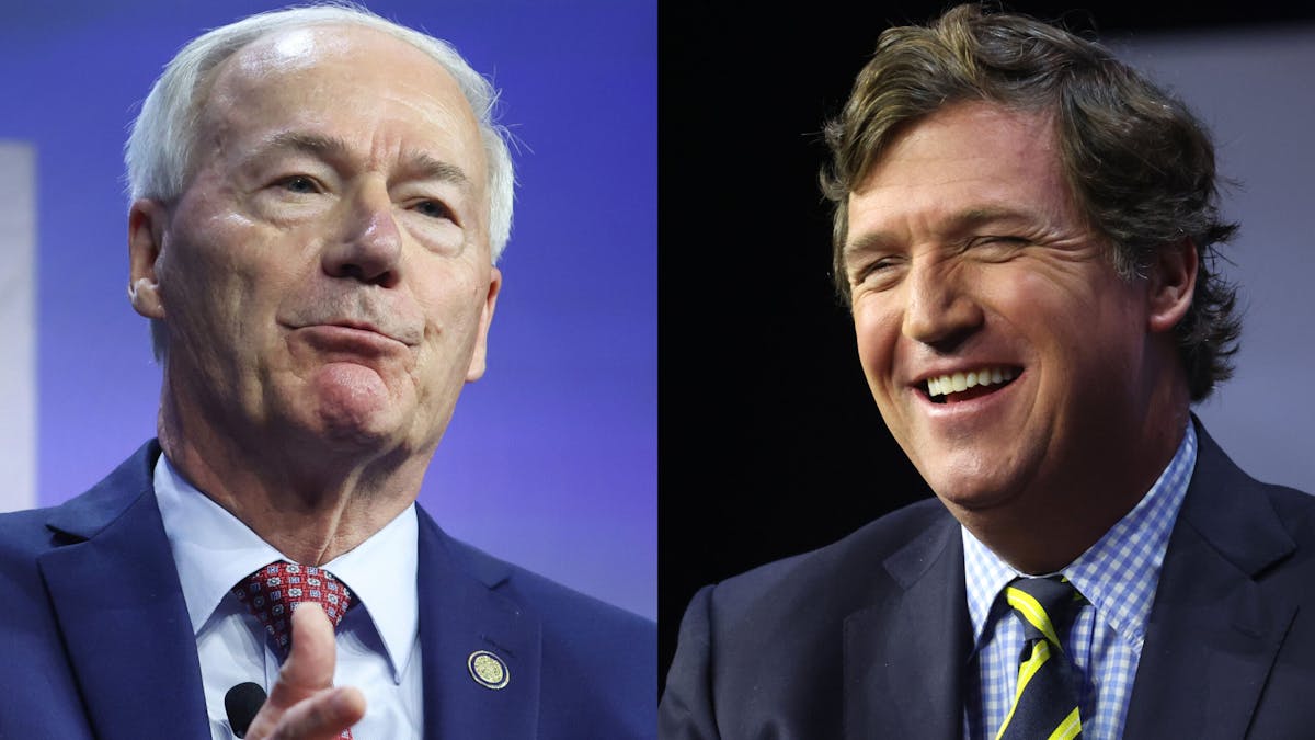 NextImg:Tucker Carlson Shreds Asa Hutchinson Over Transgender Treatments For Kids