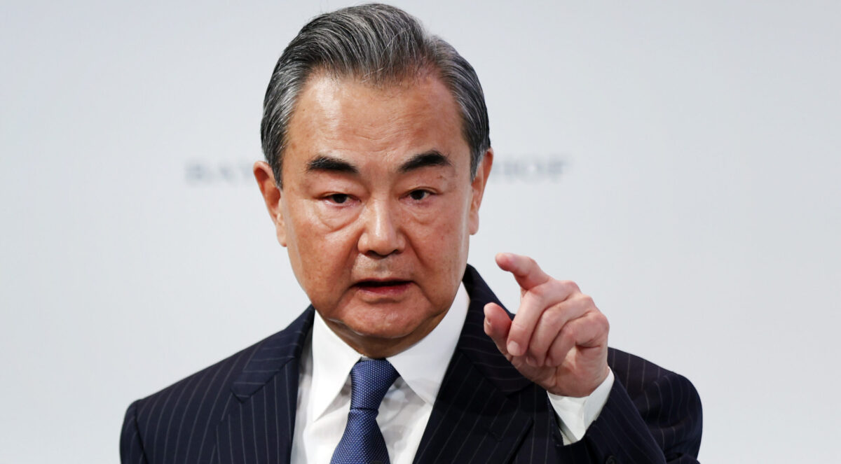 China’s top diplomat calls for race-based alliance with Japan, South Korea.