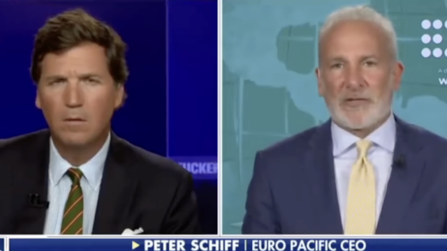 Tucker Carlson interviews banker Peter Schiff