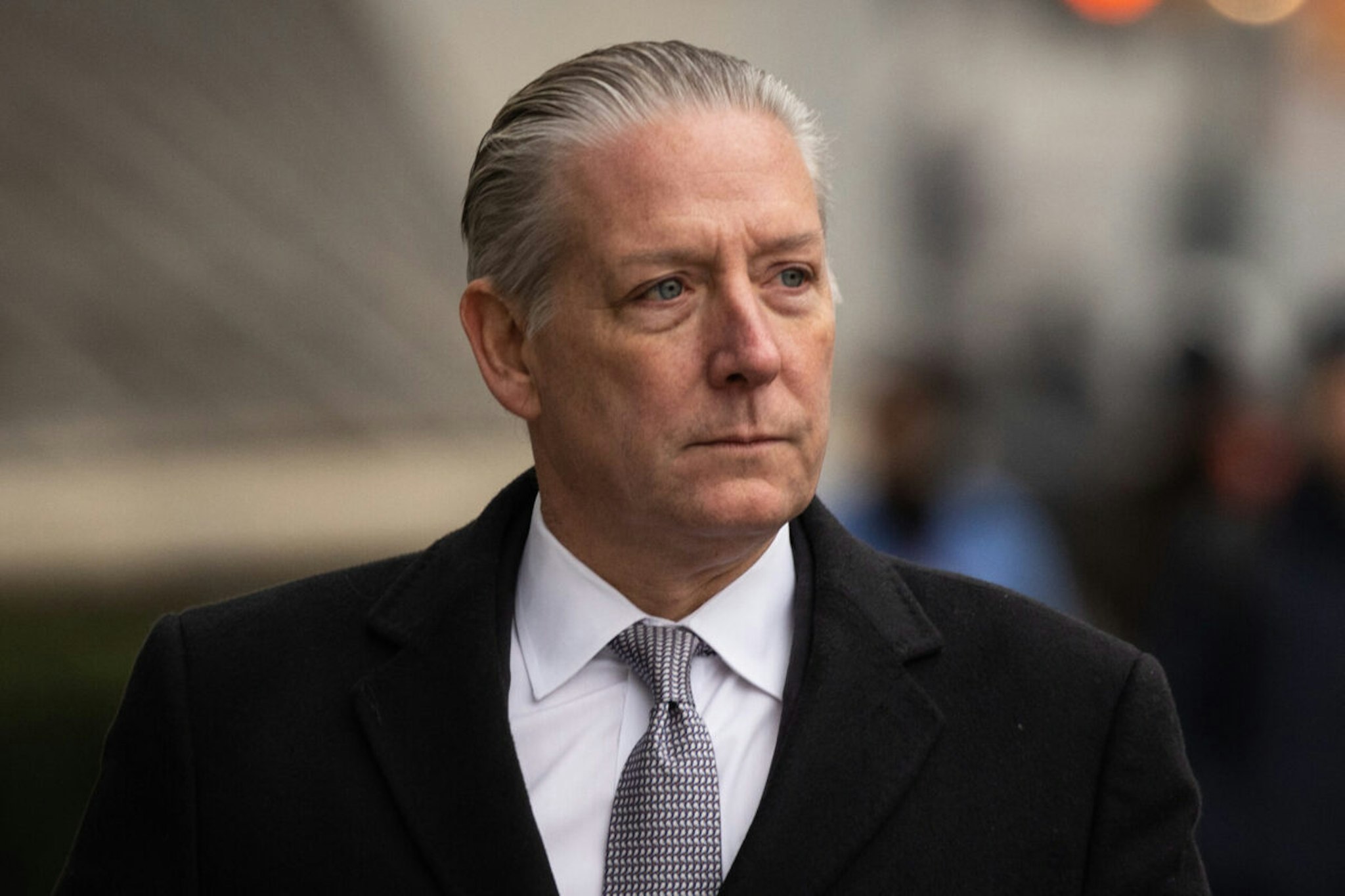 Former FBI agent Charles McGonigal arrives at Manhattan Federal Court in New York, on February 9, 2023.